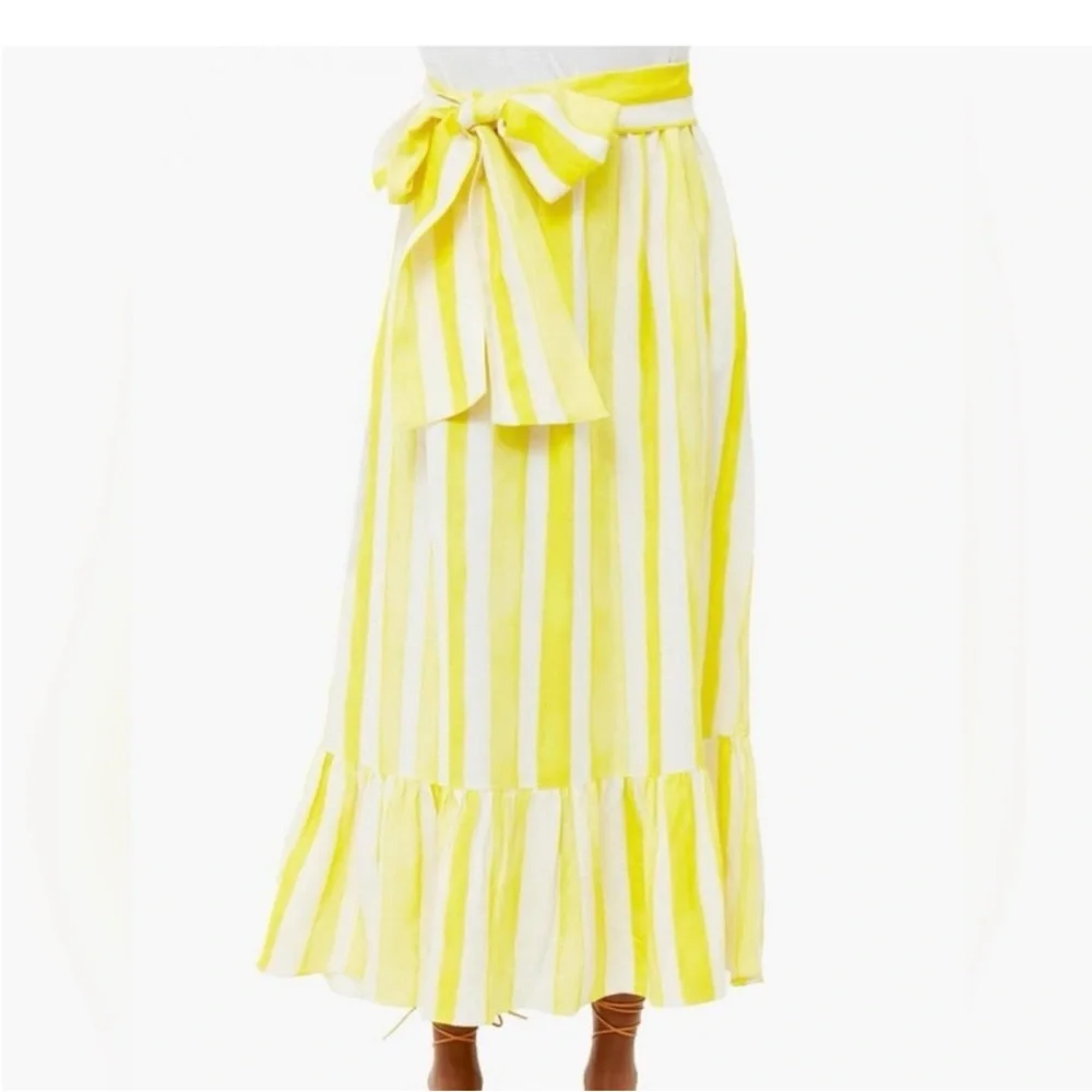 Tuckernuck Cabana Yellow Striped Skirt - Picture 4 of 4